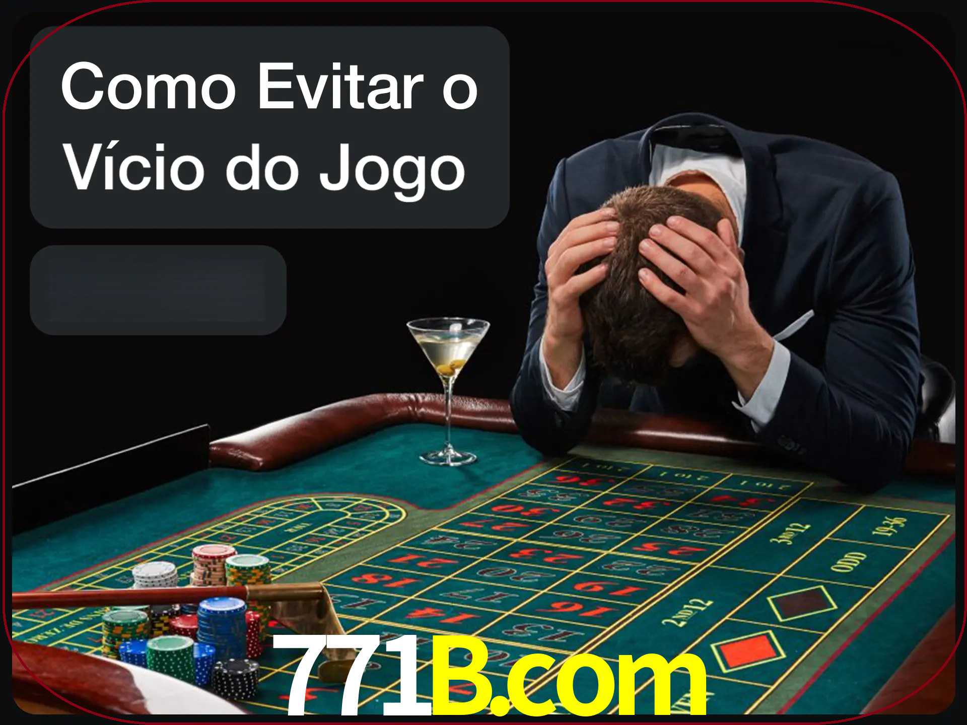 Você é responsável por cada uma de suas apostas.